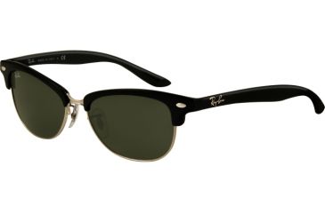 Image of Ray-Ban RB 4132 Sunglasses Styles - Black Frame / Crystal Green Lenses, 601-5215