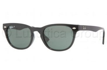 Image of Ray-Ban RB 4140 Sunglasses Styles - Black Frame / Crystal Green Polarized Lenses, 601-58-4920
