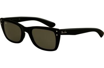 Image of Ray-Ban RB 4148 Sunglasses Styles - Black Frame / Crystal Green Lenses, 601-5222