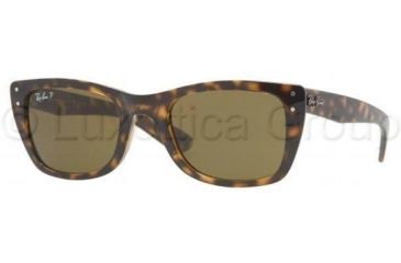 Image of Ray-Ban RB 4148 Sunglasses Styles - Light Havana Frame / Crystal Brown Polarized Lenses, 710-57-5222