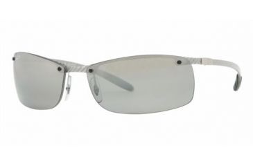 Image of Ray-Ban RB 8305 Sunglasses Styles - Light Carbon Frame / Polarized Gray Mirror Silver Gr. Lenses, 083-82-6414