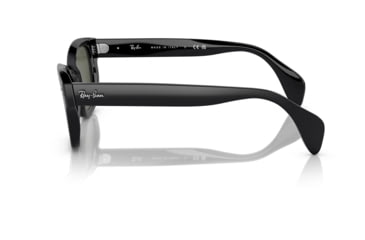 Image of Ray-Ban RB0880SF Sunglasses, Black Frame, Green Lens, Asian Fit, 53, RB0880SF-901-31-53