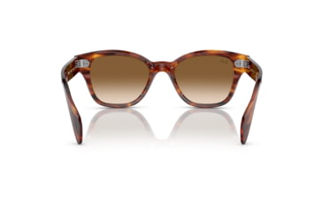 Image of Ray-Ban RB0880SF Sunglasses, Striped Havana Frame, Clear Gradient Brown Lens, Asian Fit, 53, RB0880SF-954-51-53