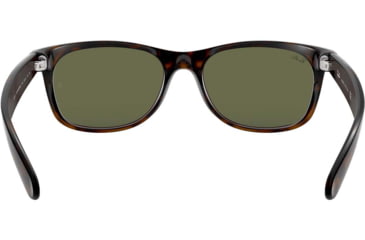 Image of Ray-Ban RB2132 New Wayfarer Sunglasses, Tortoise Frame, Crystal Green Lenses, 902-58
