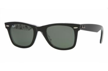 Image of Ray-Ban RB2140 Progressive Sunglasses - Comics Top Black Crystal Green Frame / 50 mm Prescription Lenses, 1046-5022