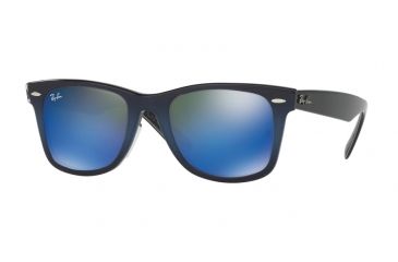 Image of Ray-Ban RB2140F Single Vision Prescription Sunglasses RB2140F-120368-52 - Lens Diameter 52 mm, Frame Color Top Blue Grad On Light Blue