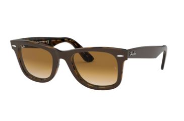 Image of Ray-Ban RB2140F Single Vision Prescription Sunglasses, 52mm, Brown, RB2140F-127651-52-SV