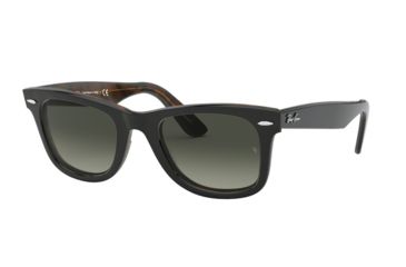 Image of Ray-Ban RB2140F Single Vision Prescription Sunglasses, 52mm, Grey, RB2140F-127771-52-SV
