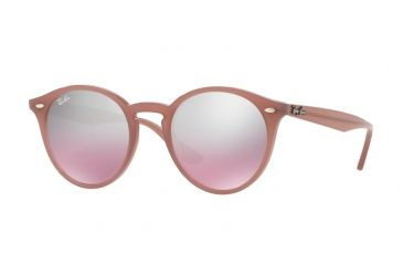 Image of Ray-Ban RB2180 Progressive Prescription Sunglasses RB2180-62297E-51 - Lens Diameter 51 mm, Frame Color Opal Antique Pink