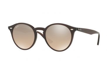 Image of Ray-Ban RB2180 Progressive Prescription Sunglasses RB2180-62313D-49 - Lens Diameter 49 mm, Frame Color Opal Brown