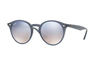 Image of Ray-Ban RB2180 Progressive Prescription Sunglasses RB2180-62327B-49 - Lens Diameter 49 mm, Frame Color Opal Dark Azure