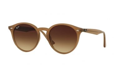 Image of Ray-Ban RB2180F Sunglasses 616613-49 - Turtledove Frame, Brown Gradient Lenses