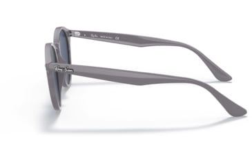 Image of Ray-Ban RB2180F Sunglasses - Womens, Dark Blue Lenses, Grey, 49, RB2180F-657780-49