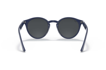 Image of Ray-Ban RB2180F Sunglasses - Womens, Dark Grey Lenses, Blue, 49, RB2180F-657687-49