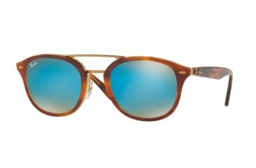 Image of Ray-Ban RB2183 Bifocal Prescription Sunglasses RB2183-1128B7-53 - Lens Diameter 53 mm, Frame Color Top Havana Brown/honey