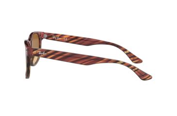 Image of Ray-Ban RB2184 Bifocal Prescription Sunglasses, 57mm, Pink Gradient/Beige Striped, RB2184-125351-57-BI