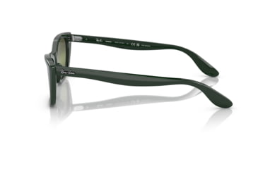 Image of Ray-Ban RB2299 Lady Burbank Sunglasses - Womens, Green Frame, Dark Green Grad Mirror Polarized Lens, 52, RB2299-6659G4-52