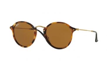 Image of Ray-Ban RB2447 Sunglasses 1160-52 - Spotted Brown Havana Frame, Brown Lenses