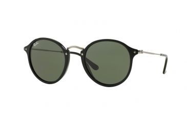 Image of Ray-Ban RB2447 Sunglasses 901-52 - Black Frame, Green Lenses