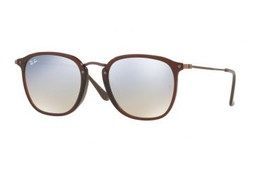 Image of Ray-Ban RB2448NF Single Vision Prescription Sunglasses RB2448NF-12119U-53 - Lens Diameter 53 mm, Frame Color Trasparent Brown