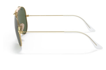 Image of Ray-Ban RB3138 Shooter Sunglasses, Arista Frame, G-15 Green Lens, 58, RB3138-W3401-58