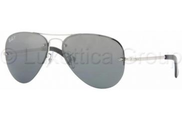 Image of Ray-Ban RB3449 Progressive Prescription Sunglasses RB3449-003-82-5914 - Lens Diameter: 59 mm, Frame Color: Silver