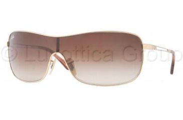 Image of Ray-Ban RB3466 Sunglasses 001/13-0135 - Arista Brown Gradient