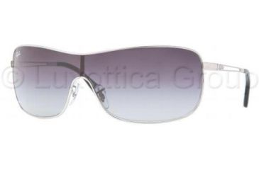 Image of Ray-Ban RB3466 Sunglasses 003/8G-0135 - Silver Gray Gradient