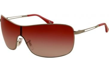 Image of Ray-Ban RB3466 Sunglasses 004/4Q-35 - Gunmetal Frame, Violet Gradient Lenses
