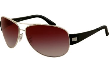 Image of Ray-Ban RB3467 Sunglasses 003/8G-6313 - Silver Gray Gradient