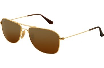 Image of Ray-Ban RB3477 Sunglasses 001/3K-5616 - Brown Frame, Brown Silver Mirror Gradient Lenses