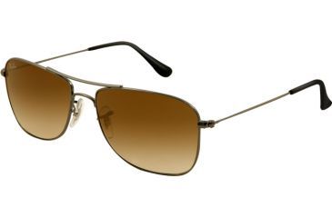 Image of Ray-Ban RB3477 Sunglasses 004/51-5616 - Gunmetal Frame, Crystal Brown Gradient Lenses