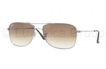 Image of Ray-Ban RB3477 Sunglasses 004/51-5616 - Gunmetal Frame, Crystal Brown Gradient Lenses
