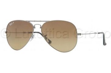 Image of Ray-Ban RB3479 Sunglasses 004/M2-5514 - Shiny Gunmetal Frame, Crystal Polar Brown Gradient Lenses