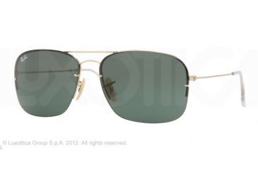 Image of Ray-Ban RB3482 Sunglasses 001/71-5915 - Arista Frame, Green Lenses