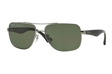 Image of Ray-Ban RB3483 Progressive Prescription Sunglasses RB3483-004-58-60 - Lens Diameter 60 mm, Frame Color Gunmetal