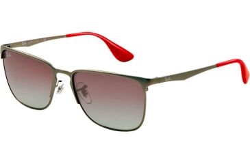 Image of Ray-Ban RB3508 Sunglasses 029/11-56 - Matte Gunmetal Frame, Gradient Grey Lenses