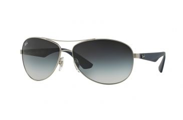 Image of Ray-Ban RB3526 Progressive Prescription Sunglasses RB3526-019-8G-63 - Lens Diameter 63 mm, Frame Color Matte Silver