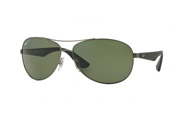 Image of Ray-Ban RB3526 Progressive Prescription Sunglasses RB3526-029-9A-63 - Lens Diameter 63 mm, Frame Color Matte Gunmetal