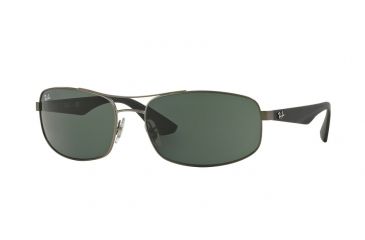 Image of Ray-Ban RB3527 Sunglasses 029/71-61 - Matte Gunmetal Frame, Gray Green Lenses