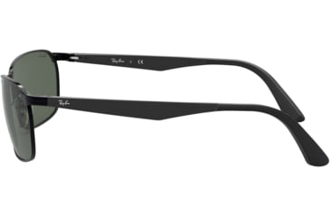 Image of Ray-Ban RB3534 Sunglasses 002-59 - Black Frame, Green Lenses
