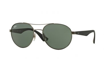 Image of Ray-Ban RB3536 Progressive Prescription Sunglasses RB3536-029-71-55 - Lens Diameter 55 mm, Frame Color Matte Gunmetal