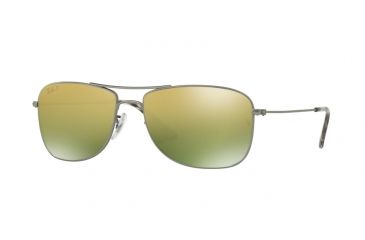 Image of Ray-Ban RB3543 Progressive Prescription Sunglasses RB3543-029-6O-59 - Lens Diameter 59 mm, Frame Color Matte Gunmetal