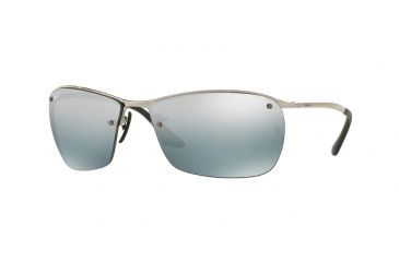 Image of Ray-Ban RB3544 Bifocal Prescription Sunglasses RB3544-003-5L-64 - Lens Diameter 64 mm, Frame Color Shiny Silver