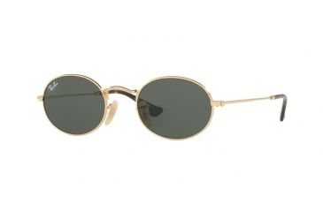 Image of Ray-Ban RB3547N Single Vision Prescription Sunglasses, 54mm, Gold, RB3547N-001-54-SV