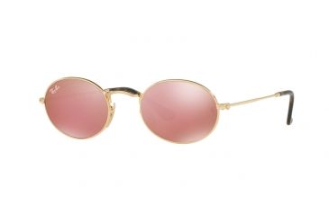 Image of Ray-Ban RB3547N Single Vision Prescription Sunglasses RB3547N-001-Z2-48 - Lens Diameter 48 mm, Frame Color Gold