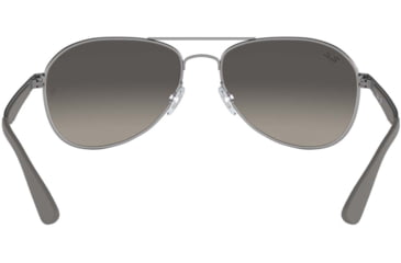 Image of Ray-Ban RB3549 Sunglasses 029/11-61 - Matte Gunmetal Frame, Gradient Grey Lenses