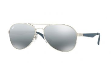 Image of Ray-Ban RB3549 Sunglasses 901288-61 - Matte Gunmetal Frame, Mirror Gradient Grey Lenses