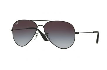 Image of Ray-Ban RB3558 Single Vision Prescription Sunglasses RB3558-002-8G-58 - Lens Diameter 58 mm, Frame Color Black
