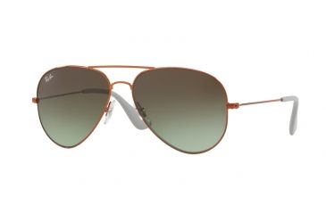 Image of Ray-Ban RB3558 Single Vision Prescription Sunglasses RB3558-9002E8-58 - Lens Diameter 58 mm, Frame Color Medium Bronze